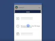 Facebook推出全新Snooze暂停追踪30天新功能