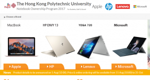 PolyUNotebookOwnershipProgram2017–HP、Lenovo、Apple及Microsoft！