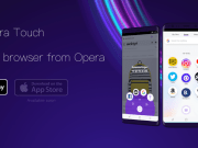 OperaTouch专为行动装置、单手操作而设计的全新浏览器App