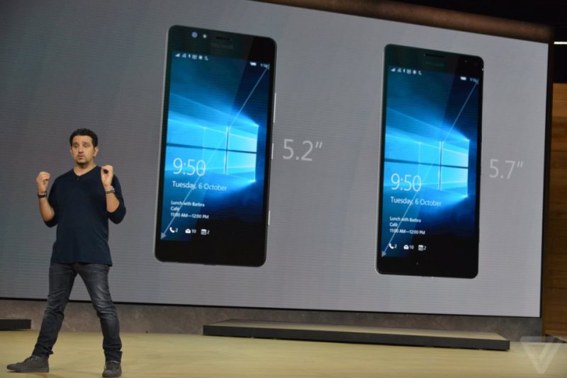 “水冷”技术、WindowsHello虹膜解锁、第五代光学防震：Lumia950、Lumia950XL正式登场