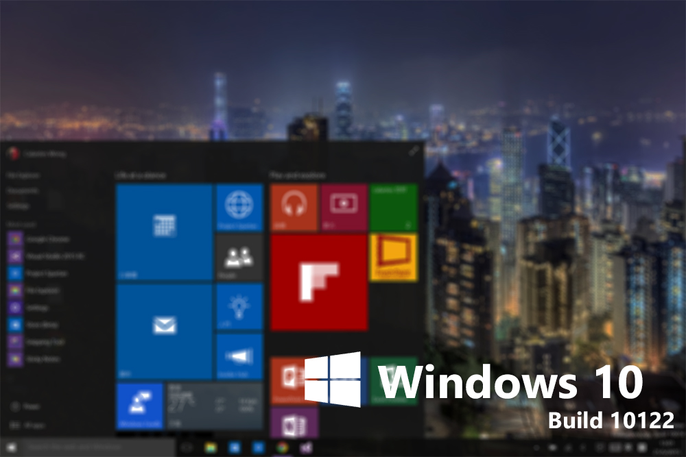 Microsoft开始推送Windows10PC预览版Build10122