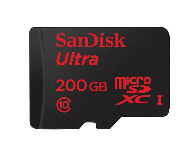 小卡大容量，SanDisk推出200GBmicroSD记忆卡！