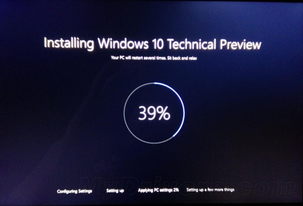 Windows10TechnicalPreview安装界面曝光–非常简洁