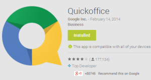 QuickofficeiOS/Android版即将被终结并下架！