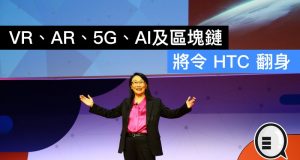 王雪红：VR、AR、5G、AI及区块链将令HTC翻身