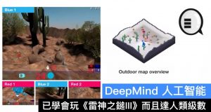 DeepMind人工智能已学会玩《雷神之锤III》而且达人类级数