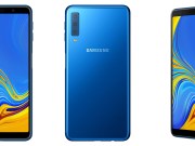 SamsungGalaxyA7(2018)正式亮相，配备三主镜头相机、侧边指纹辨识解锁