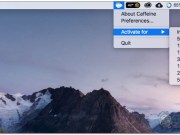 Caffeine点一下就能让你Mac避免进入睡眠模式的免费小工具