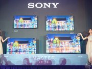 SonyBRAVIAMaster旗舰系列4KHDROLED电视在台发表，极真影像精彩纷呈