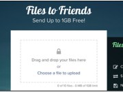 FilestoFriends操作简单、页面干净的档案分享服务免费1GB，档案可个别下载