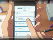 神人网友自制重现电影《你的名字》中的手机日记APP“MyDiary”