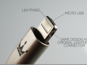 完全合体国外新创团队推出MicroUSB+Lightning接头的传输线“UNO”