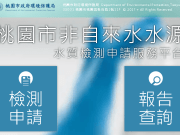 桃园市居民享有免费的井水、山泉水的水质检验喔，赶快来申请吧