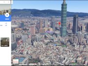 台湾地区GoogleMaps3D立体地图功能正式推出！感觉就像玩游戏一样