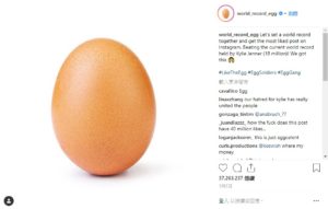 Instagram 最多人 Like 纪录，被一张鸡蛋照片打破