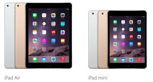 iPad Air 2 与 iPad mini 3 正式加入 iPad 阵容