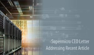 间谍芯片苦主 Supermicro 喊冤，捍卫供应链清白