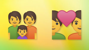 Google 表示情侣本来就不只有男女搭配，emoji 也是