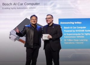 NVIDIA 与 Bosch、PACCAR 合作开发 AI 自驾车系统，小型车、卡车市场通吃