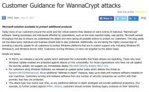 WanaCrypt0r 2.0 来势汹汹，微软破例为已停止支援的 Windows XP 释出更新