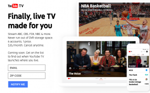 加入电视频道与原创剧，YouTube TV 即将上线