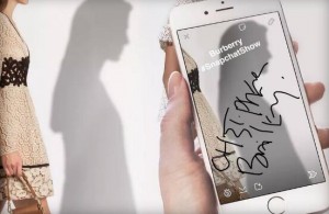 只让你看一眼，Burberry 伦敦时装周发表会用 Snapchat 直播