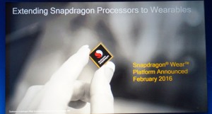 【COMPUTEX 2016】高通推出 Snapdragon Wear 1100 专注低功耗穿戴式装置