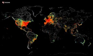 Ping 向全世界，勾勒出全球网络地图