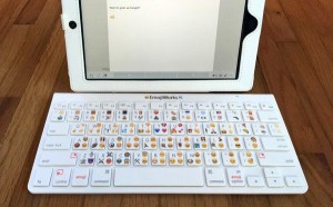 Emoji 无线蓝牙键盘大量快捷键，可即时输入图案