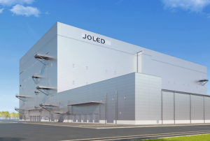 JOLED 建印刷式 OLED 后段工程产线，2020 年开始量产、月产能 22 万片