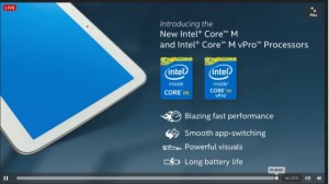 Intel 发布 14 奈米处理器 Core M，主攻平板、年底上市